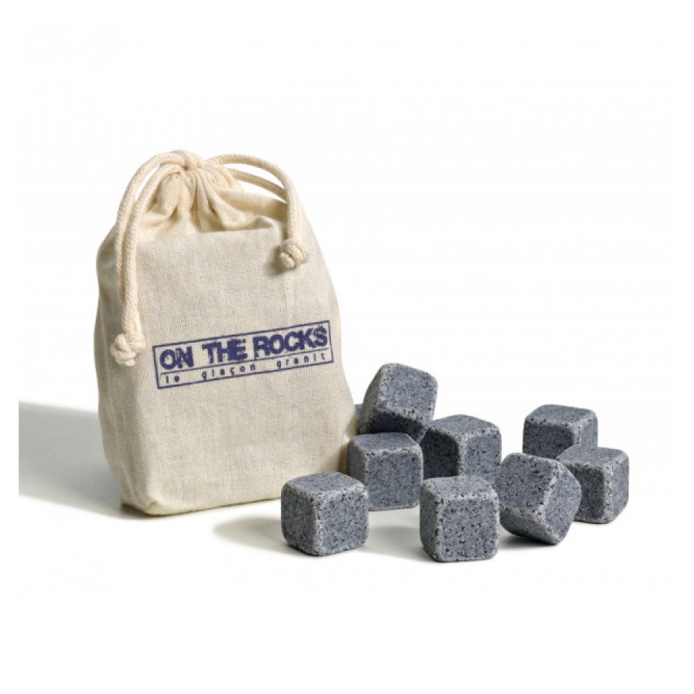 Glaçons en granit réutilisable On the Rocks sachet de 10 glaçons